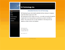 Tablet Screenshot of iq-technology.com